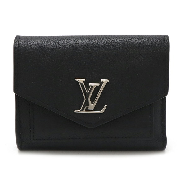 Louis Vuitton Wallet Me Black Lock Leather My Tri Portefeuille - Picture 1 of 8
